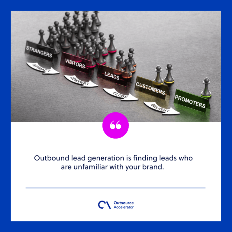 5 outbound lead generation strategies for improved business results Outsource Accelerator