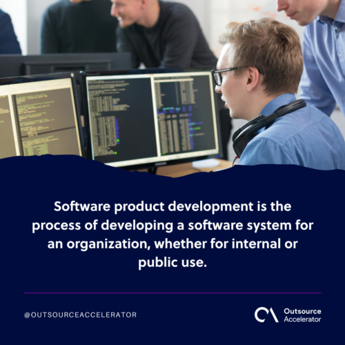 What is software product development