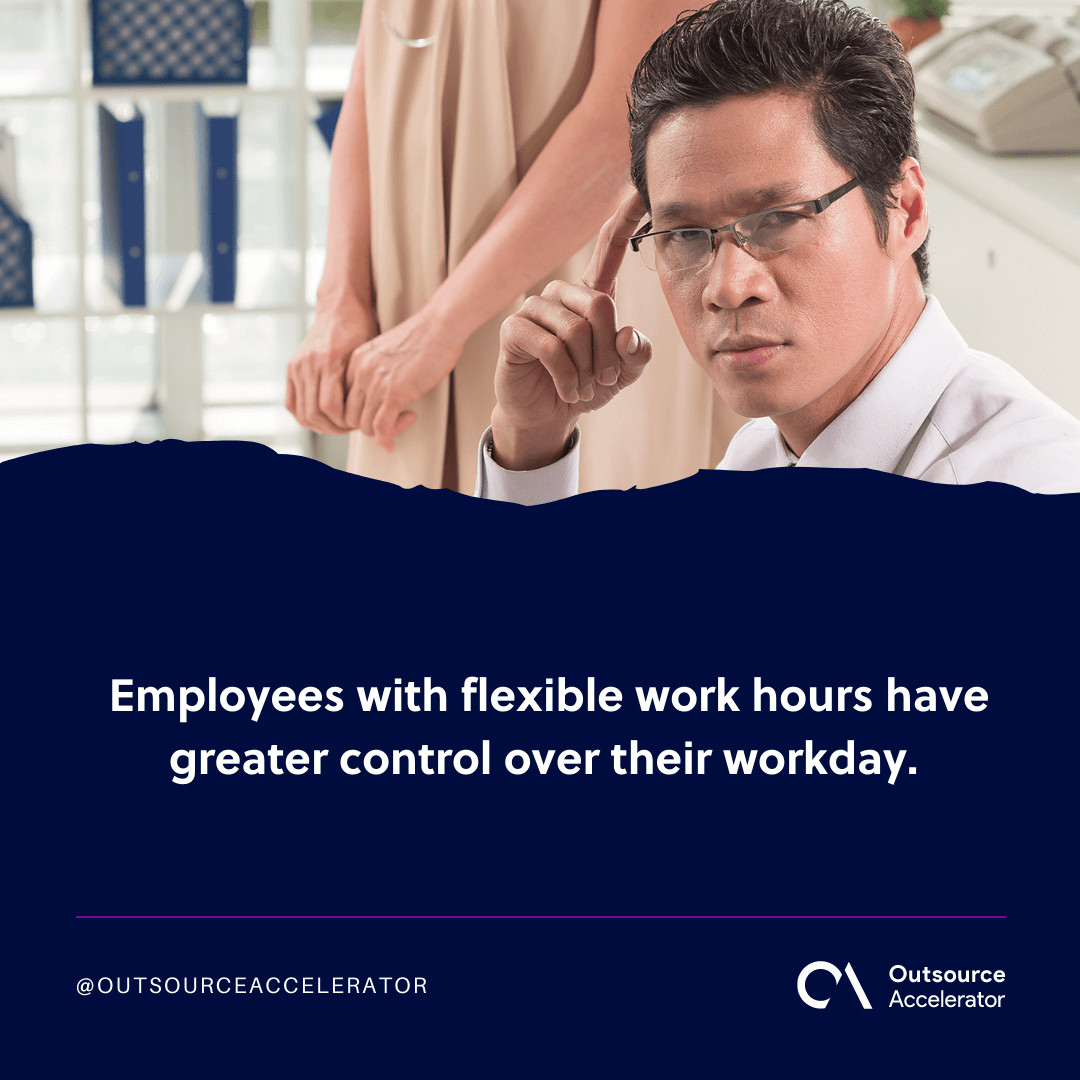 Flexible work hours 5 ways it improves productivity Outsource