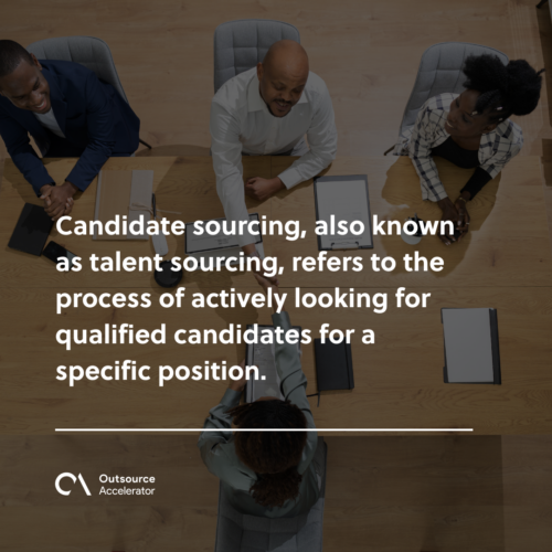 Candidate sourcing defined