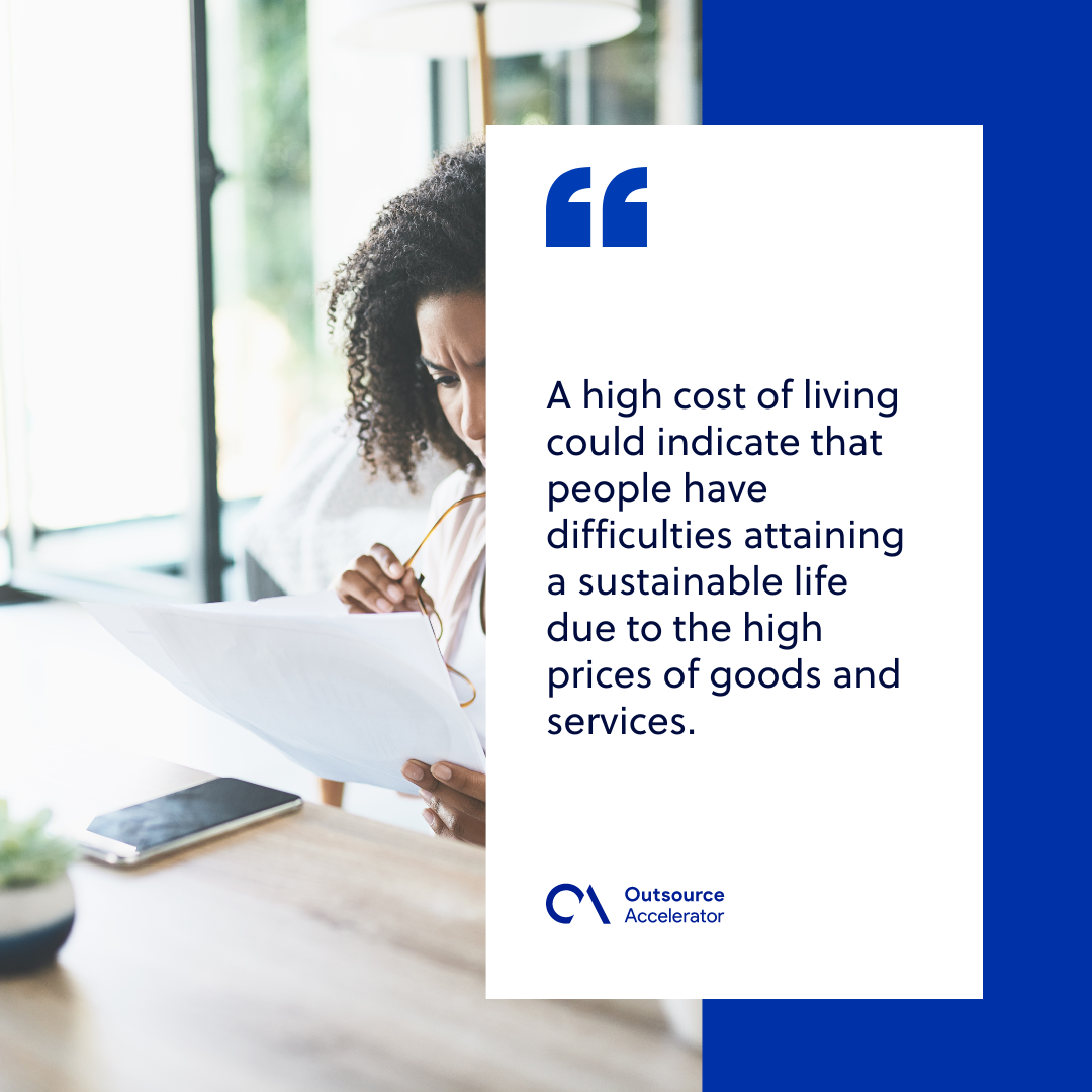 Comparing the cost of living around the world in 2024 Outsource