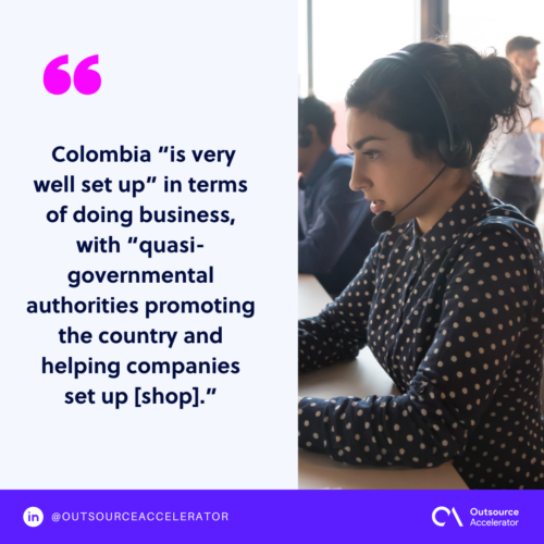 Outsourcing to Colombia vs. the Philippines How the two countries fare