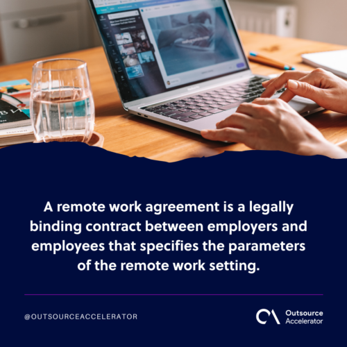 What is a remote work agreement