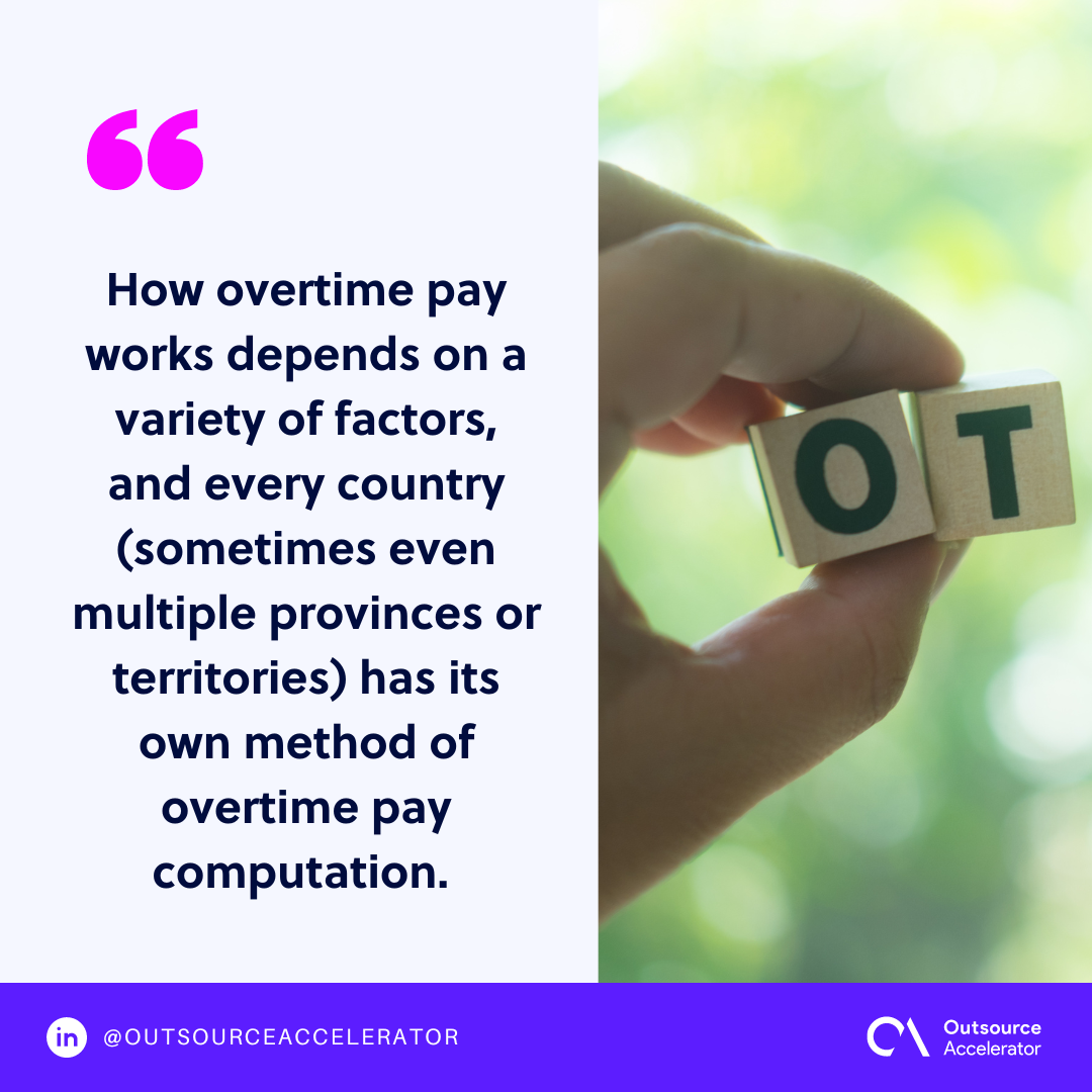 A guide to overtime pay computation around the world Outsource