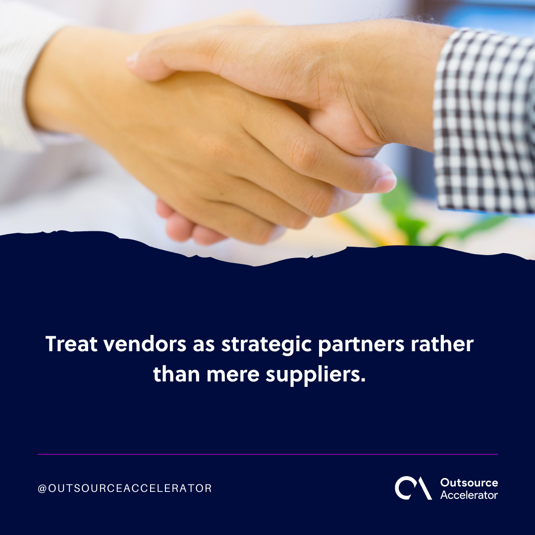 10 key strategies for successful vendor relationship management