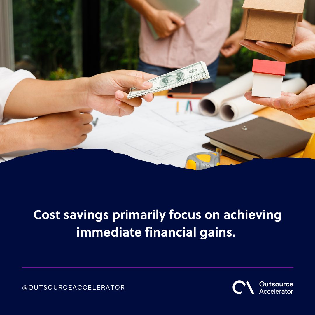 Cost avoidance vs. Cost savings Understanding the difference Outsource Accelerator