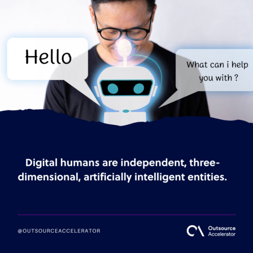 Defining digital humans