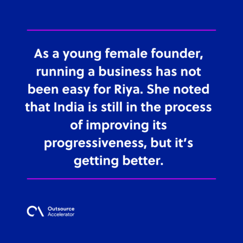 Experiences of a young female founder