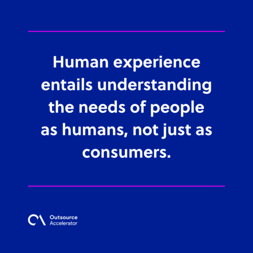 Best practices for applying human experience in your company