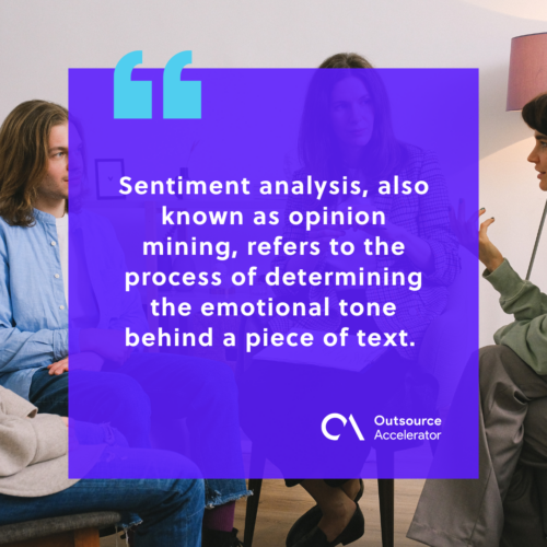 Defining sentiment analysis