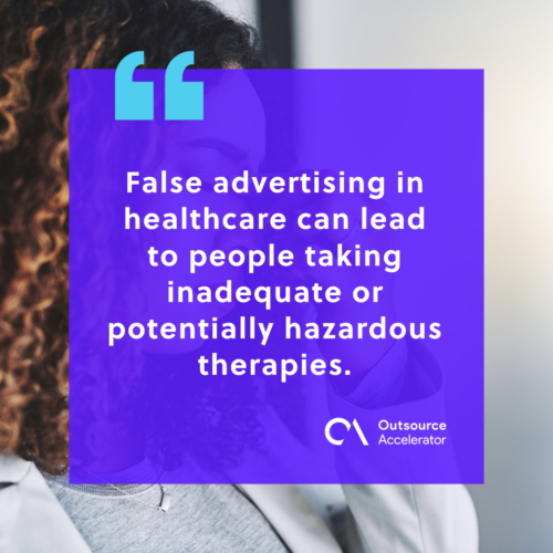 Impact of false advertising on consumers