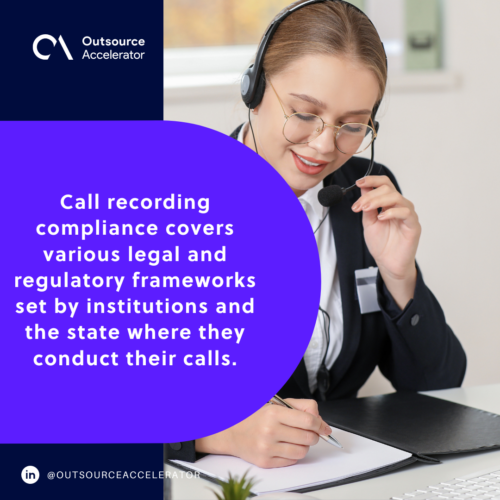 Legal and regulatory frameworks in call recording compliance