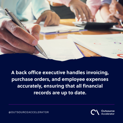 Why hire a back office executive?