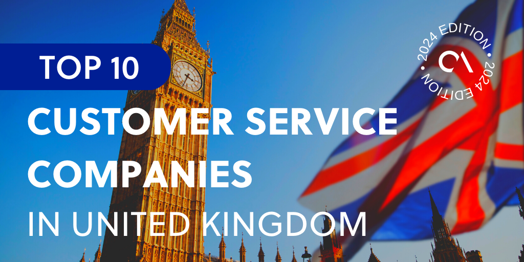 Top 10 UK customer service companies this 2024