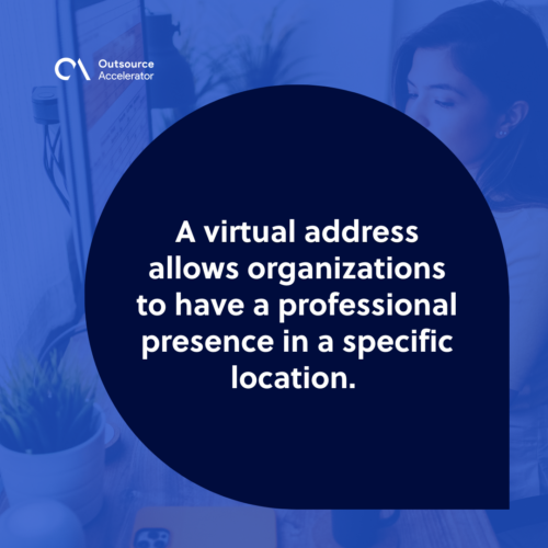 What is a virtual address