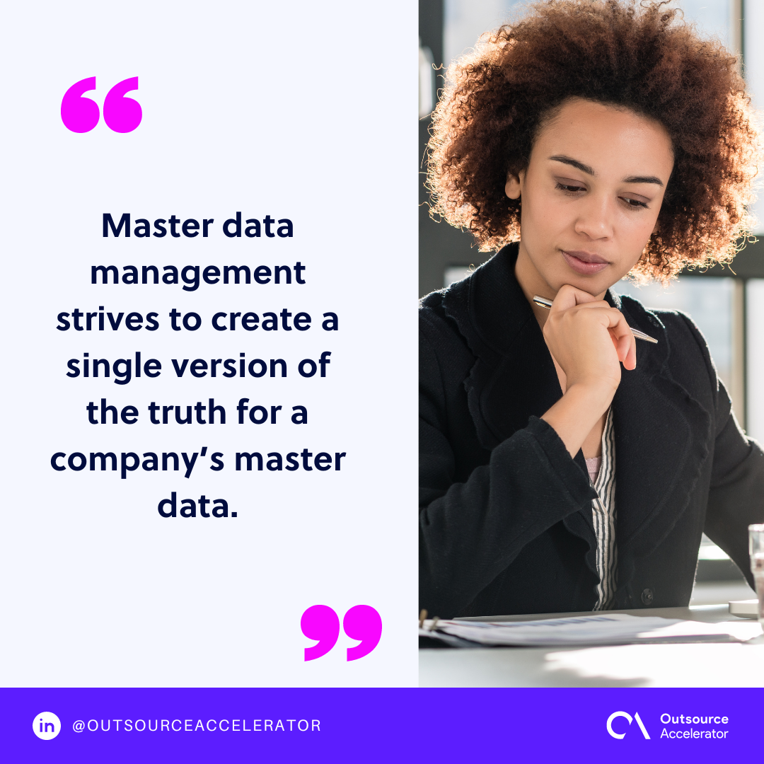 Master data management for businesses | Outsource Accelerator