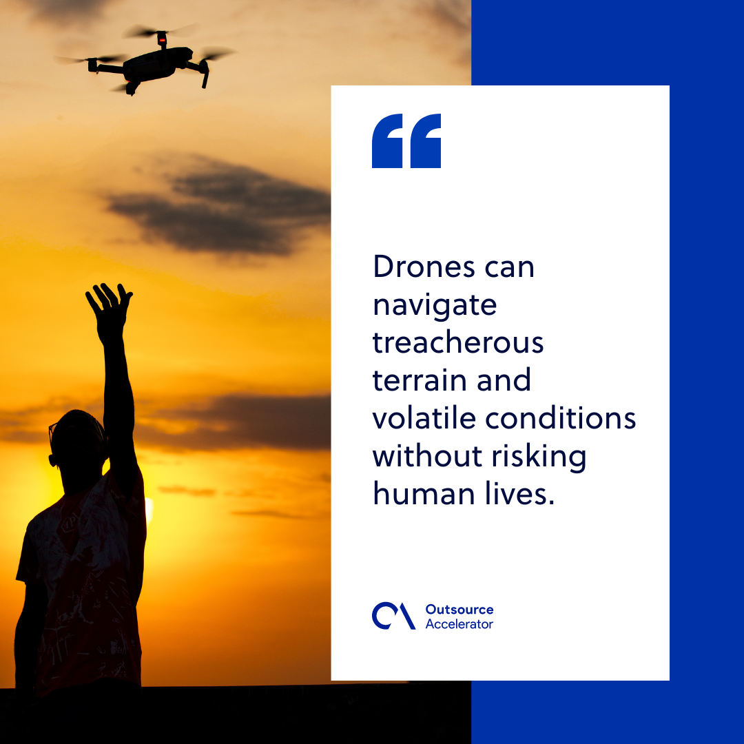 Exploring the benefits of drone technology to businesses Outsource