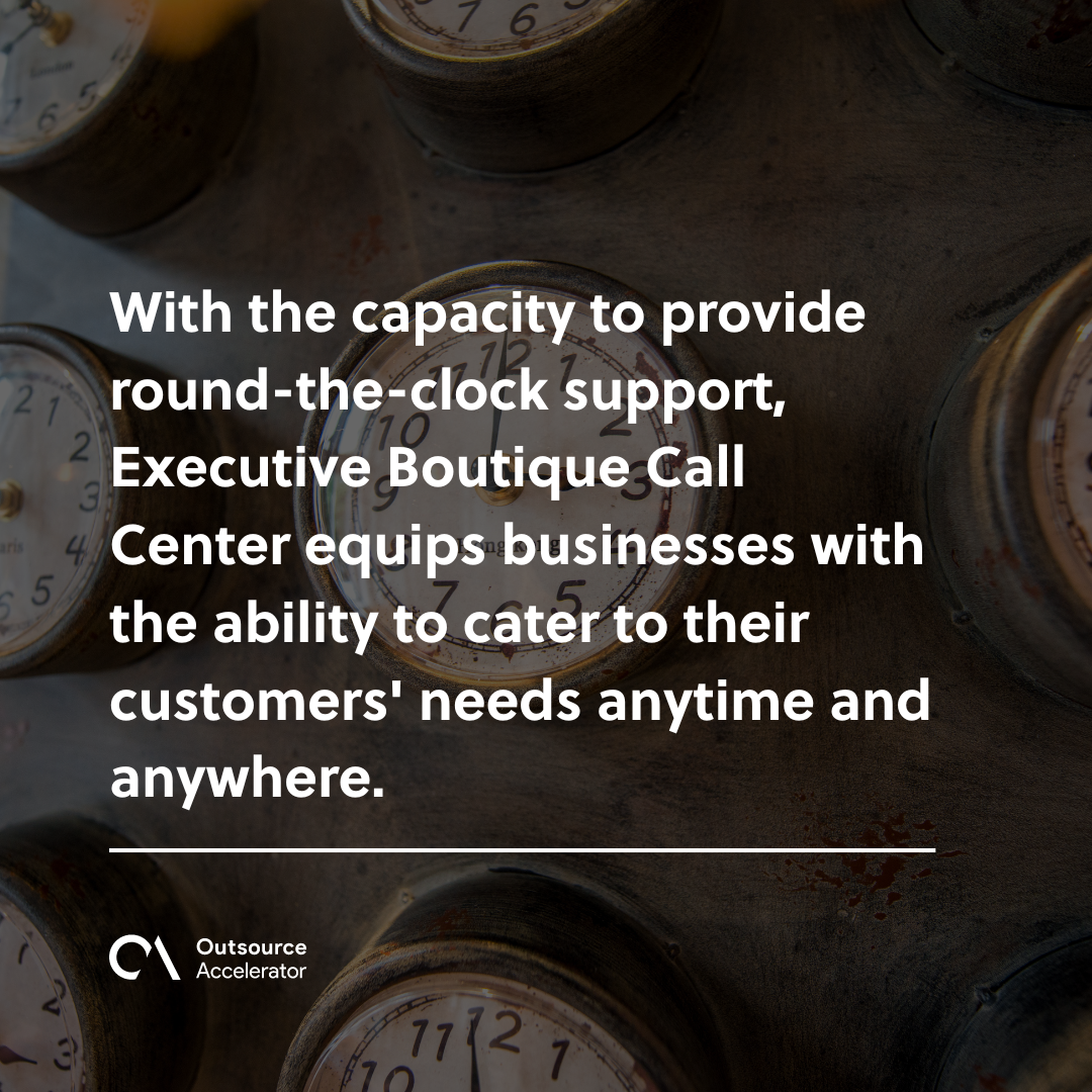 Hire an offshore call center with Executive Boutique | Outsource ...