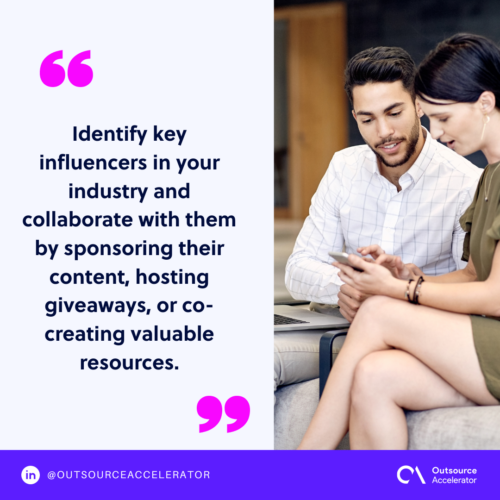 Collaborating with influencers