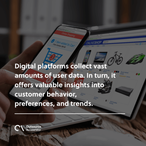 Benefits of a digital platform