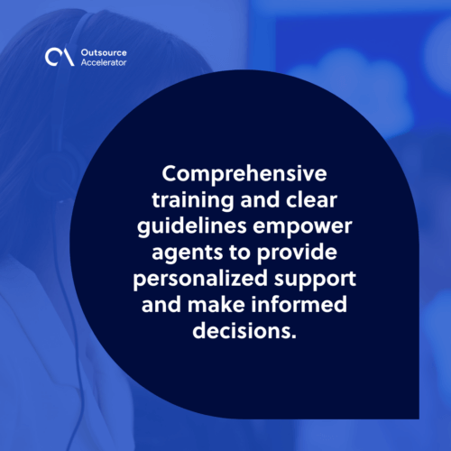 Empower customer service representatives