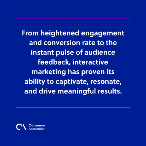 Integrate interactive marketing into your brand campaign