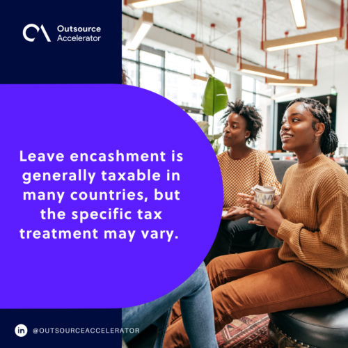 Is leave encashment taxable