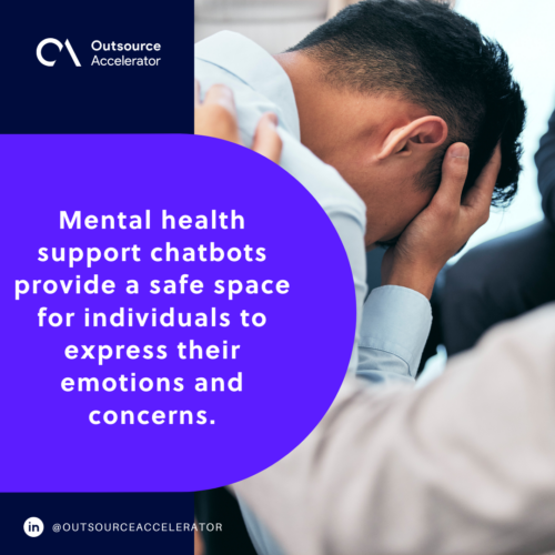 Mental health support chatbots