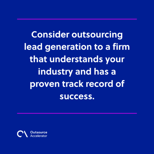 Tapping the best lead generation team for your warm leads