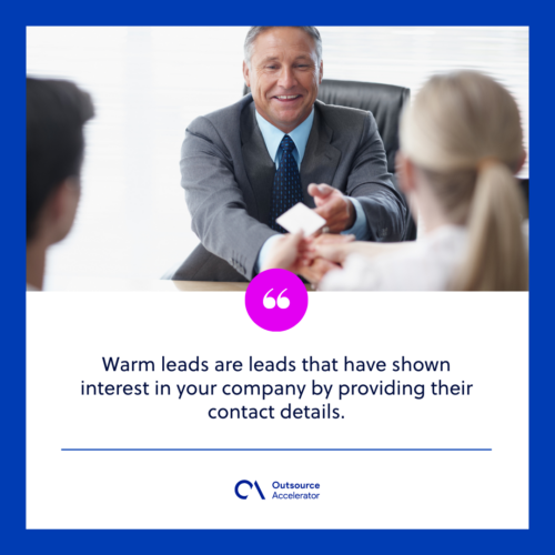 Understanding warm leads