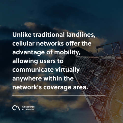 What is a cellular network
