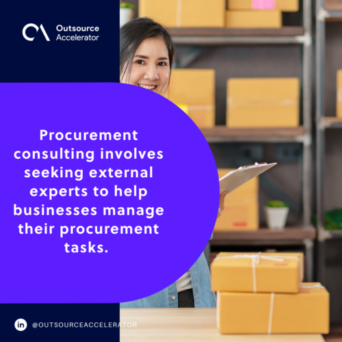 What is a procurement consultant