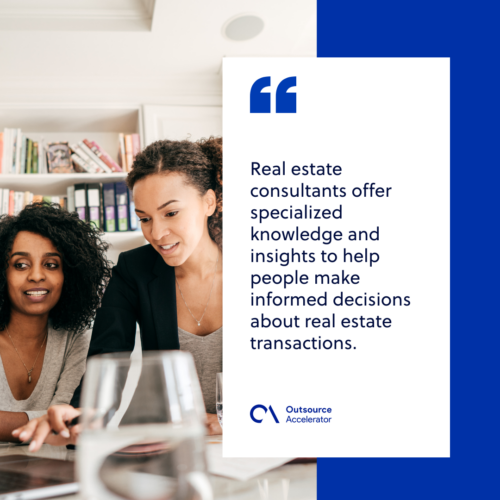 What is a real estate consultant 