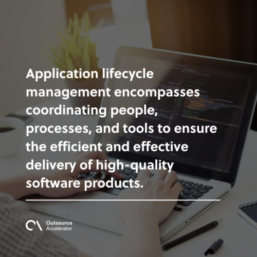 What is application lifecycle management
