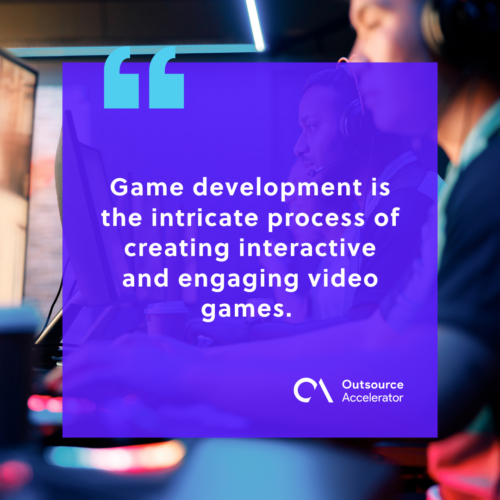 What is game development