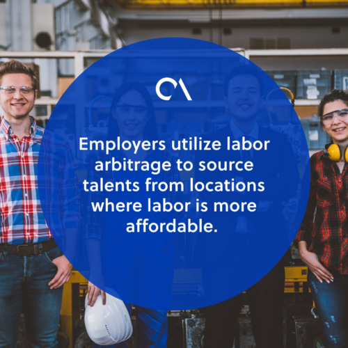 What is labor arbitrage