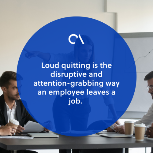 What is loud quitting