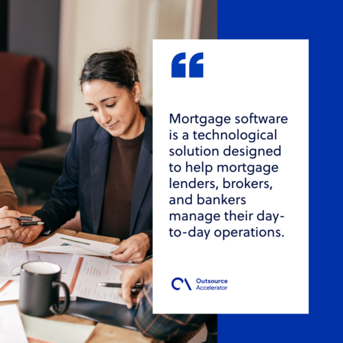 What is mortgage software