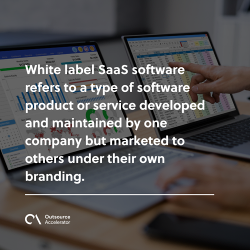 What is white label SaaS software 