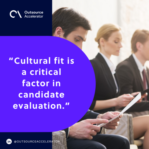 Evaluate cultural fit candidates