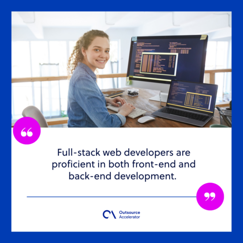 Full-stack web developer