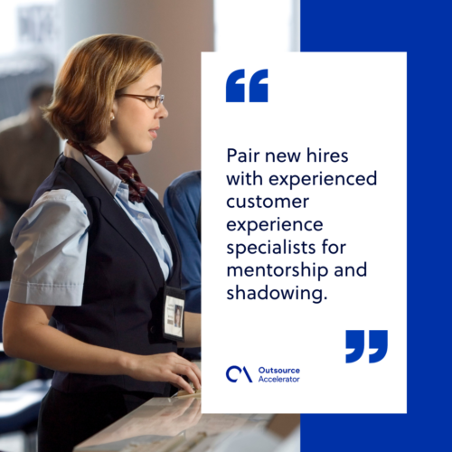 How to hire and train customer experience specialists