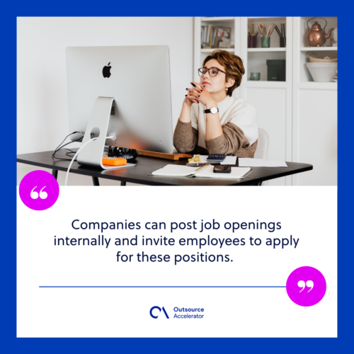 Internal job postings