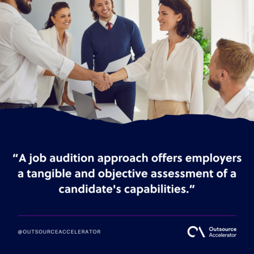 Job interview vs. Job Audition