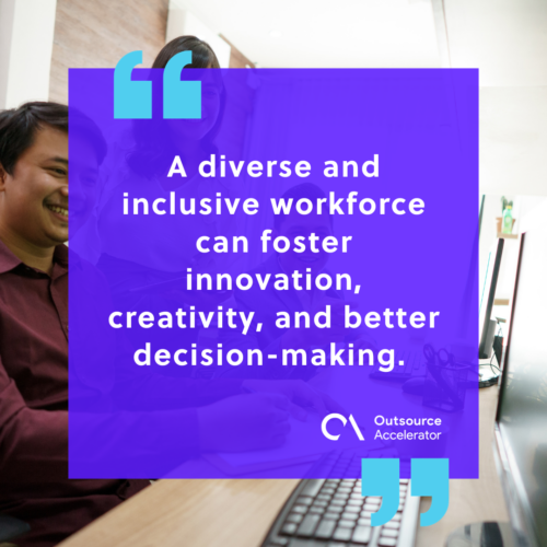 Maintain a diverse and inclusive workforce