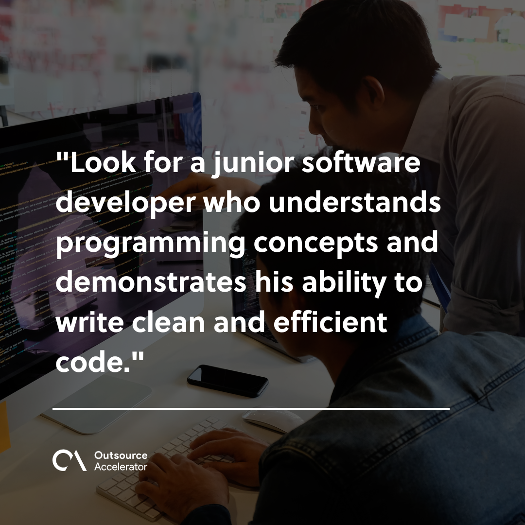 Here’s why you need a junior software developer | Outsource Accelerator