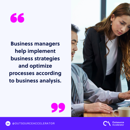 What does a business manager do
