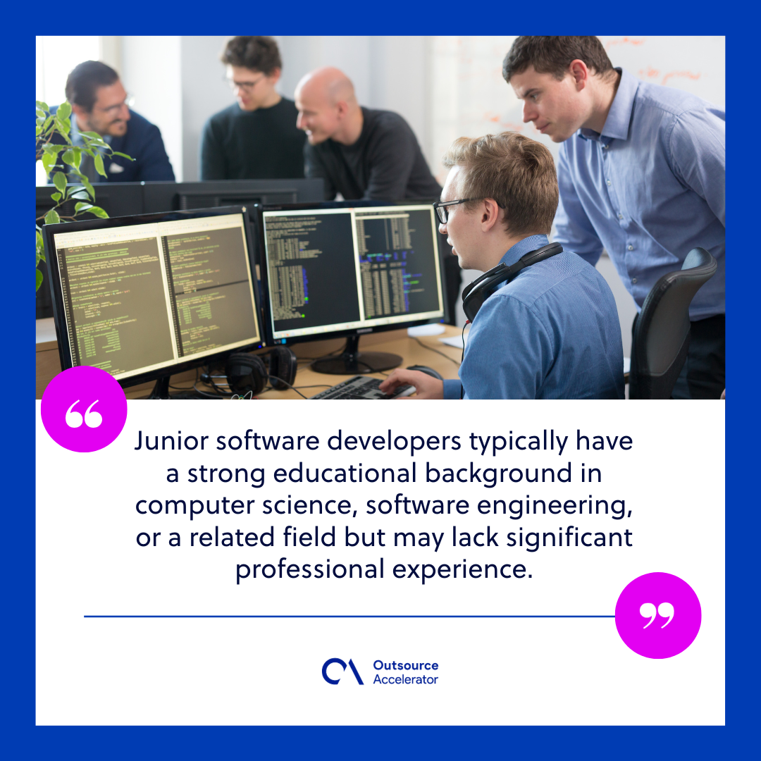Here’s why you need a junior software developer | Outsource Accelerator