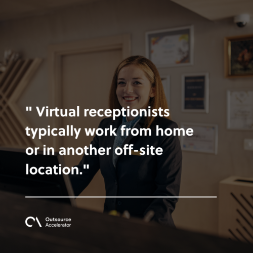 What is a remote receptionist