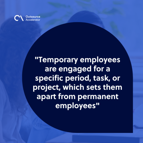 What is a temporary employee